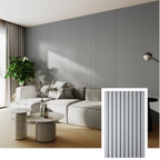 Nordive™ Akoestisch Lamellenpaneel — Gerookt Eiken (2,7 m × 1,10 m)