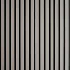 Nordive™ Akoestisch Lamellenpaneel — Gerookt Eiken (2,7 m × 1,10 m)