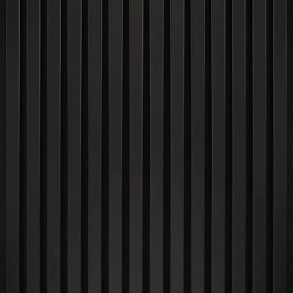 Nordive™ Akoestisch Lamellenpaneel — Gerookt Eiken (2,7 m × 1,10 m)