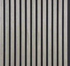 Nordive™ Akoestisch Lamellenpaneel — Gerookt Eiken (2,7 m × 1,10 m)